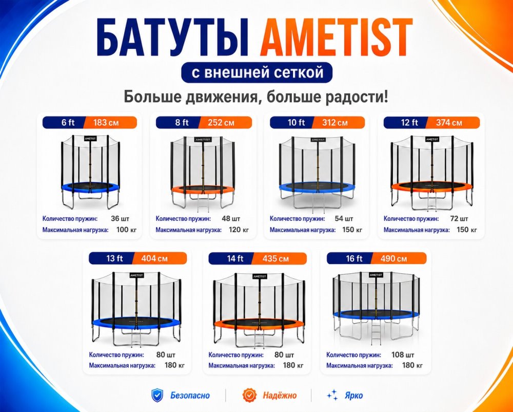 батуты