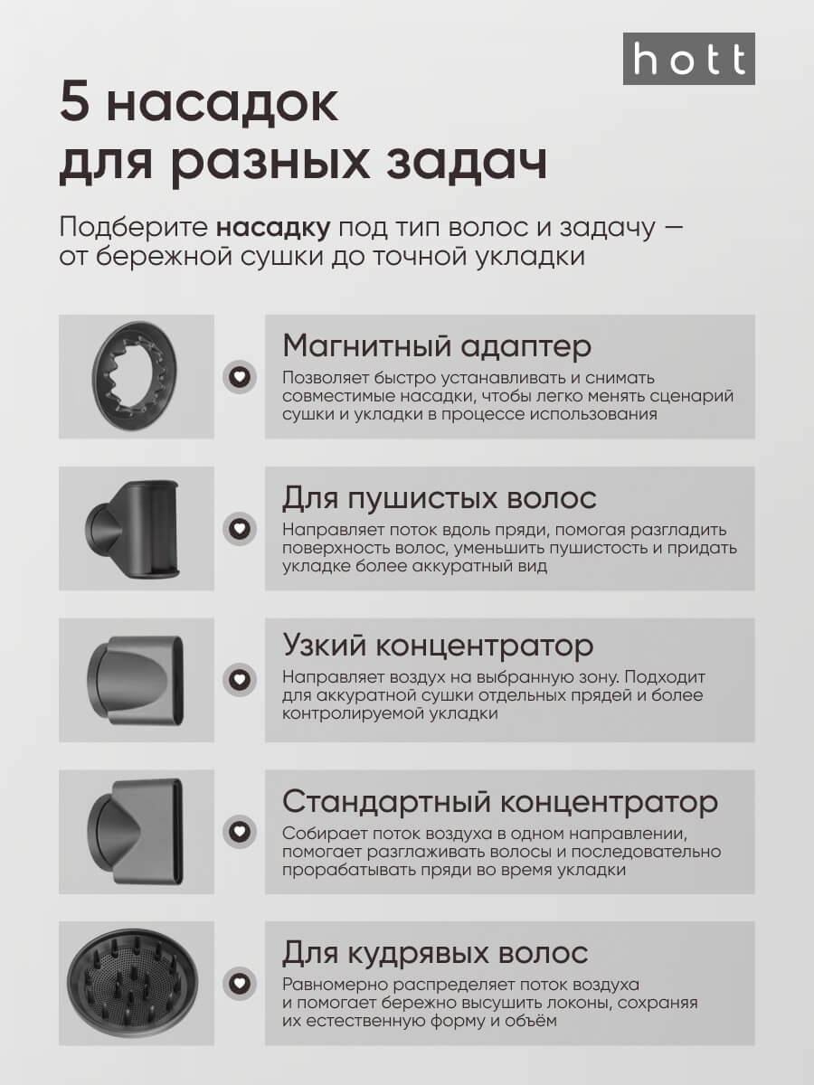 5 насадок