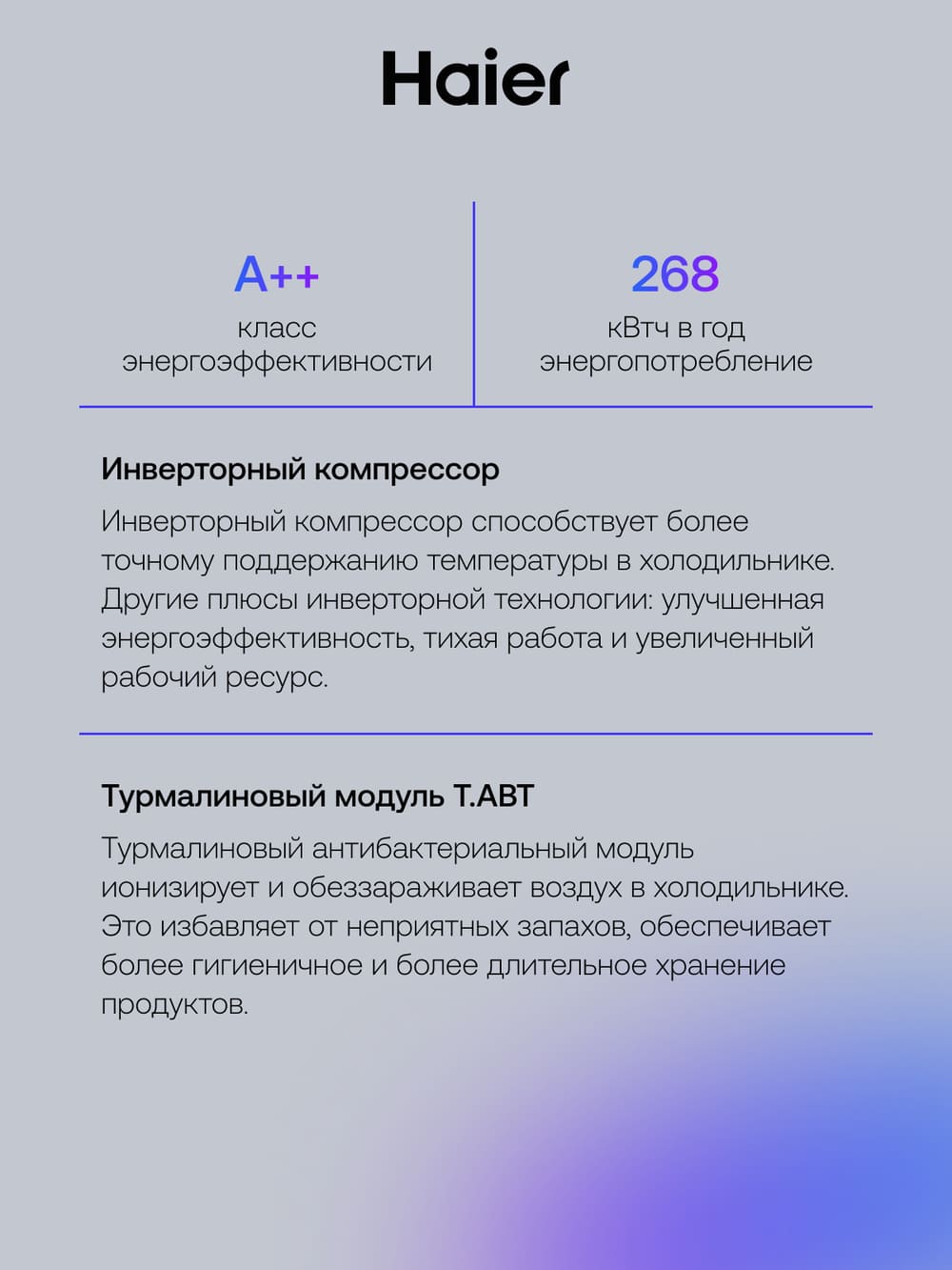 класс энергопотребления а++
