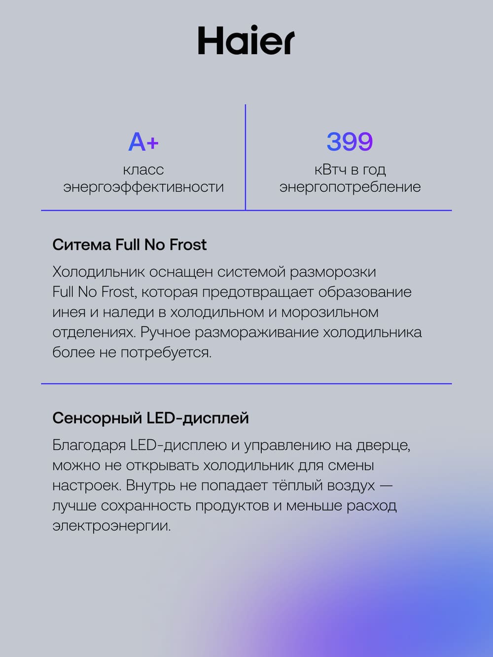 класс энергопотребления а+