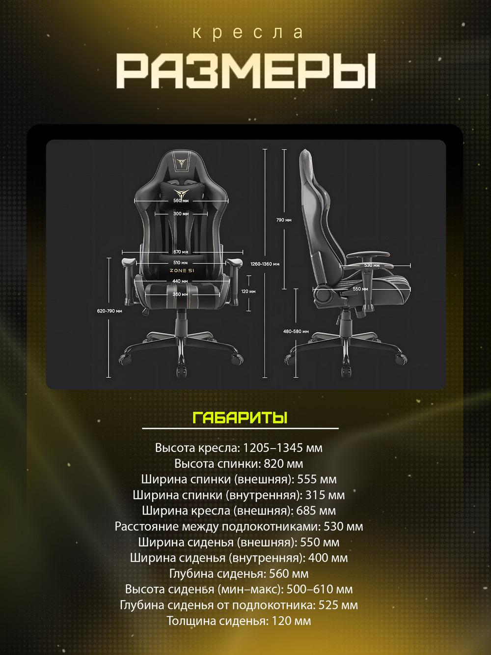 размеры