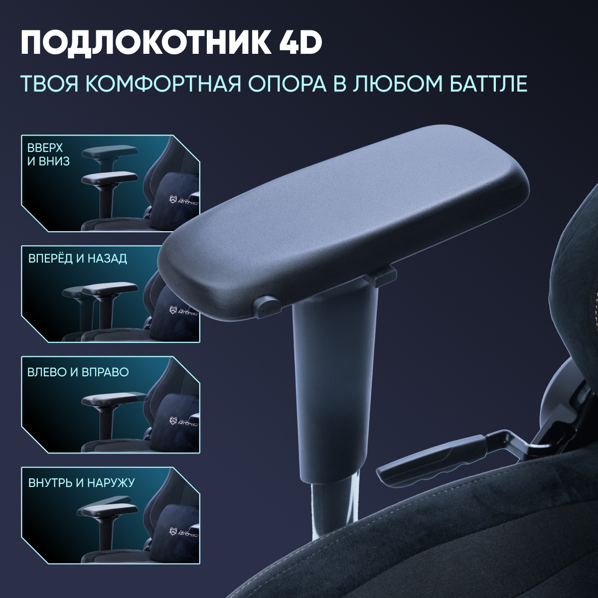 подлокотник 4Д