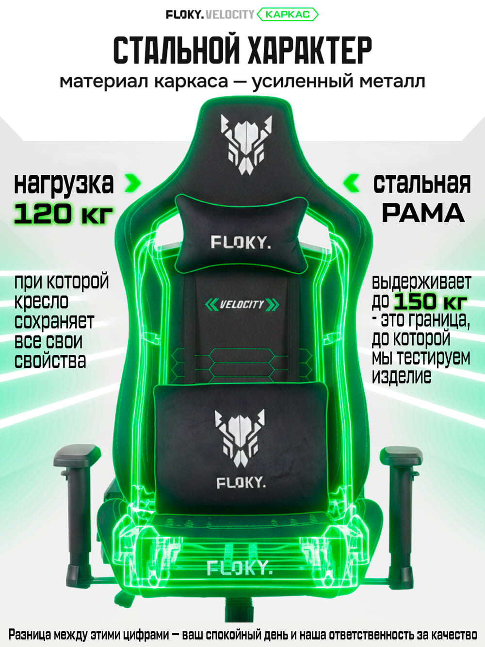 выдержит до 150кг