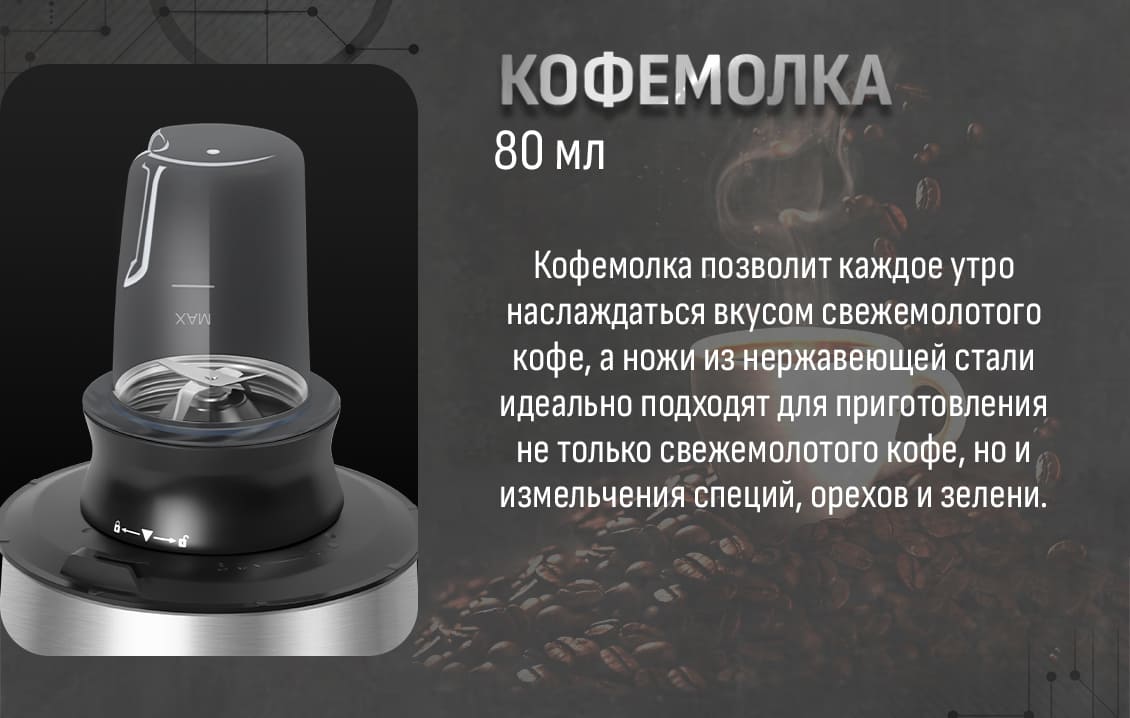 кофемолка 80мл