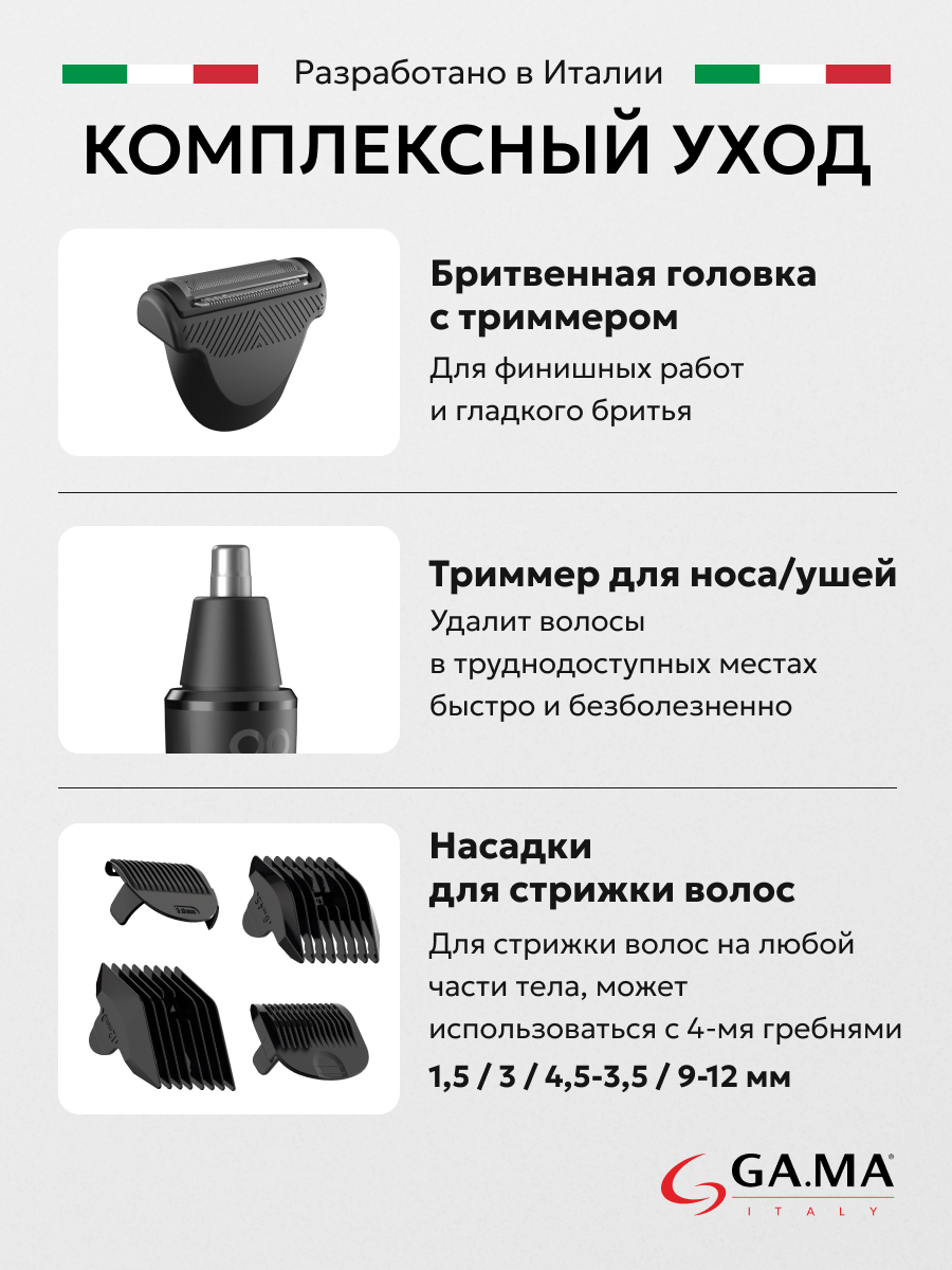 триммер GA.MA GT EGGO COMFORT-HY + GNT EGGO-HY 