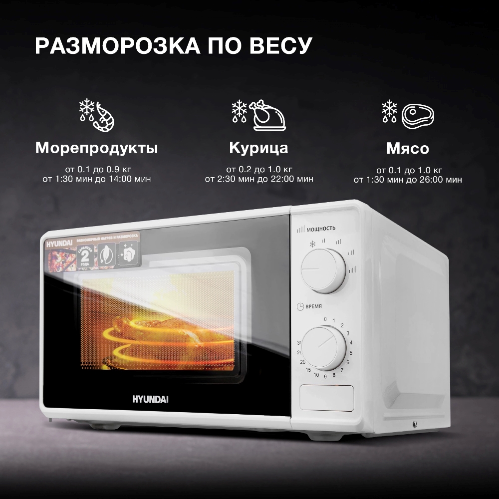 Разморозка по весу