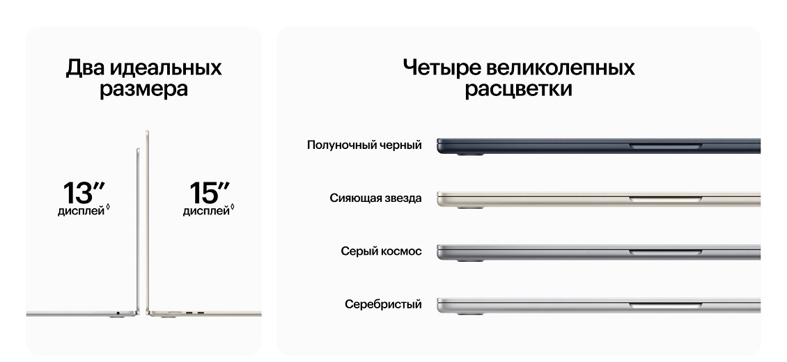 Два идеальных размера и четыре расцветки