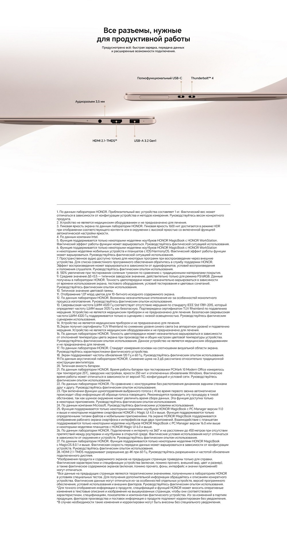 Все разъемы