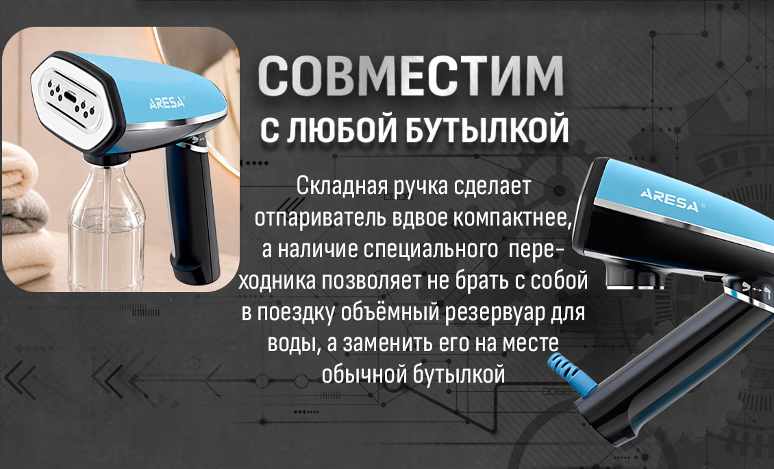 с любой бутылкой