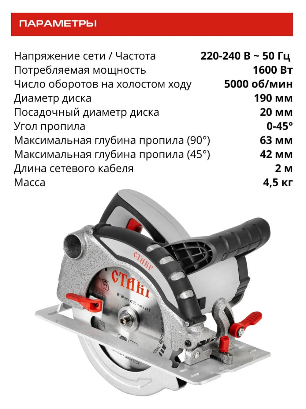 Параметры и характеристики