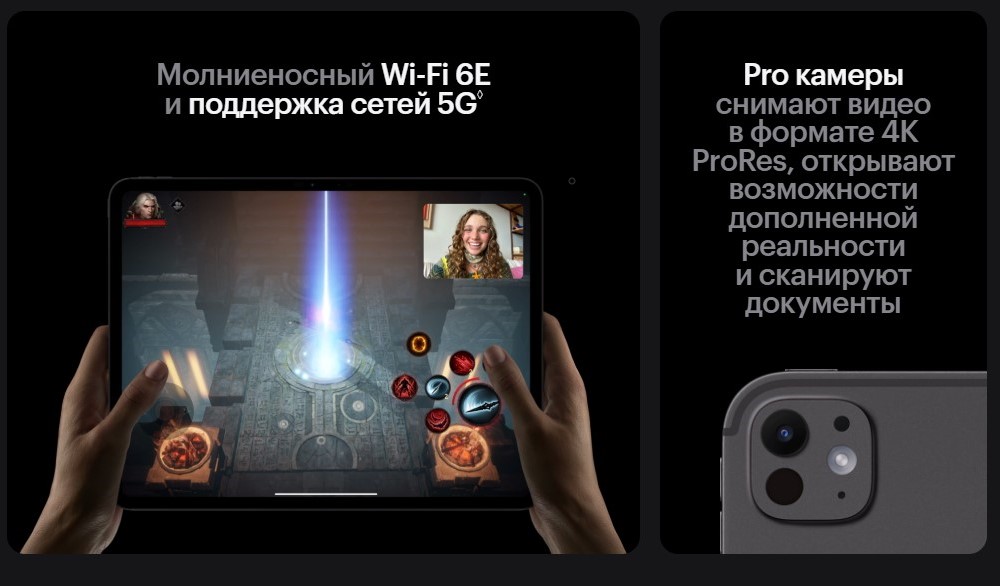 Поддержка 5G и Wi-Fi 6E
