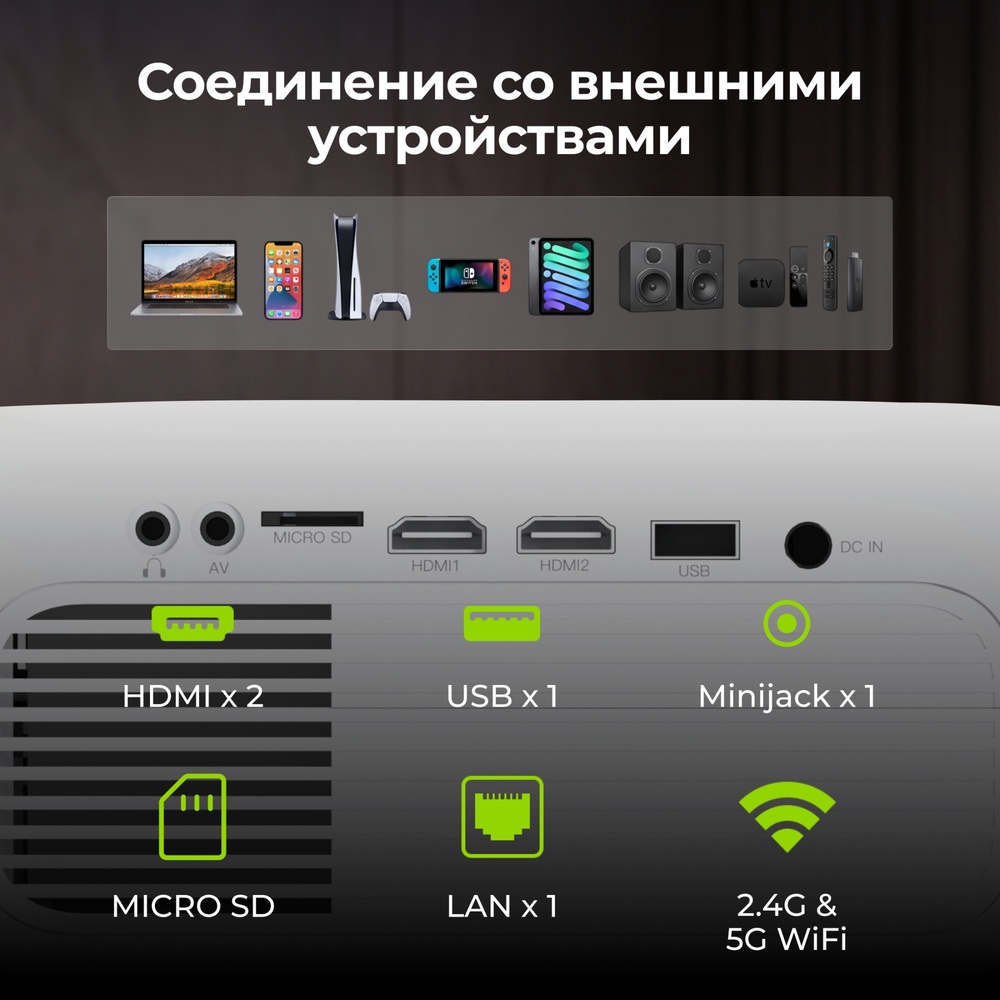 подключение