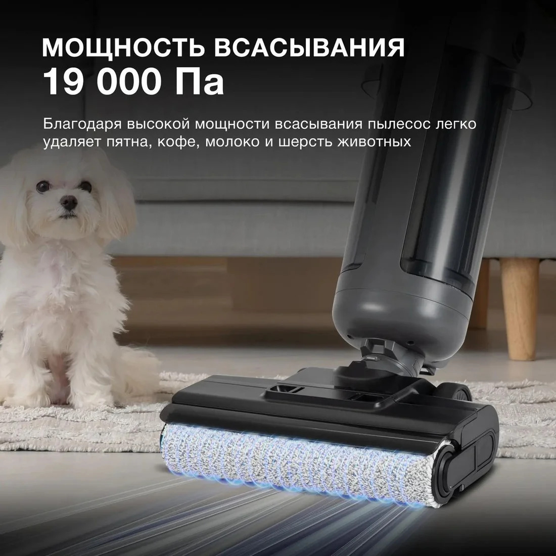 высокая мощность всасывания