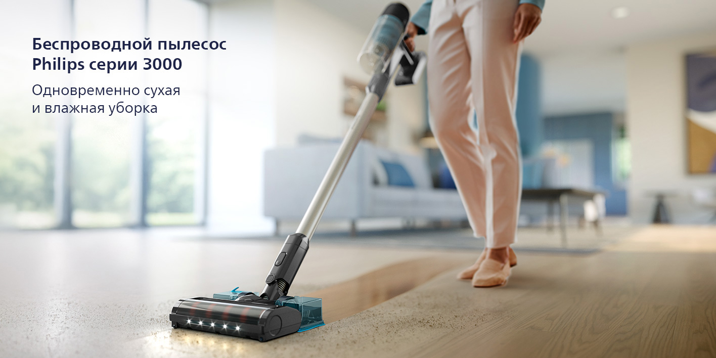 одновременно сухая и влажная уборка