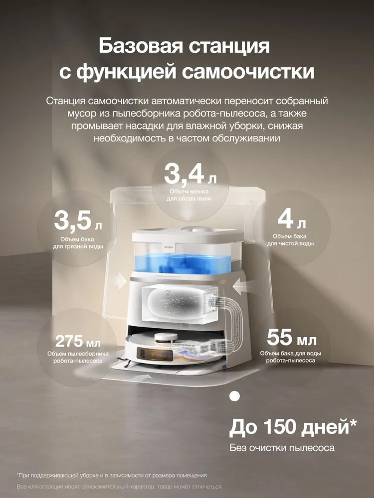 Базовая станция с функцией самоочистки