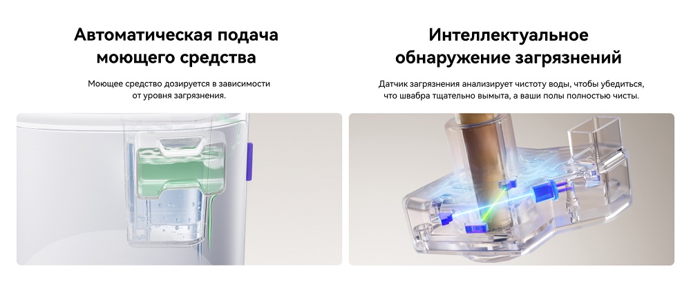 Автоматическая подача моющего средства