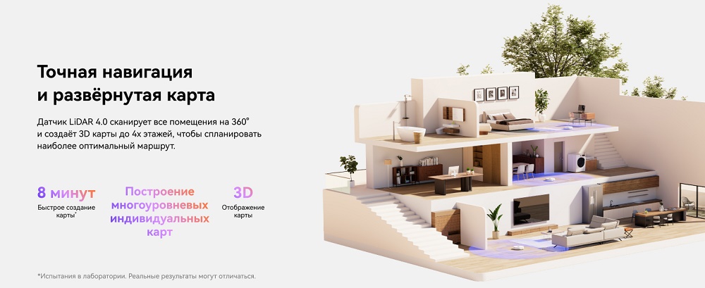 Точная навигация и развернутая карта