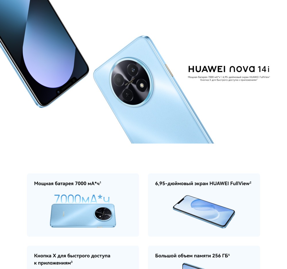 Мощная батарея 7000 мАч