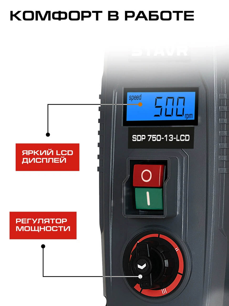 Яркий дисплей