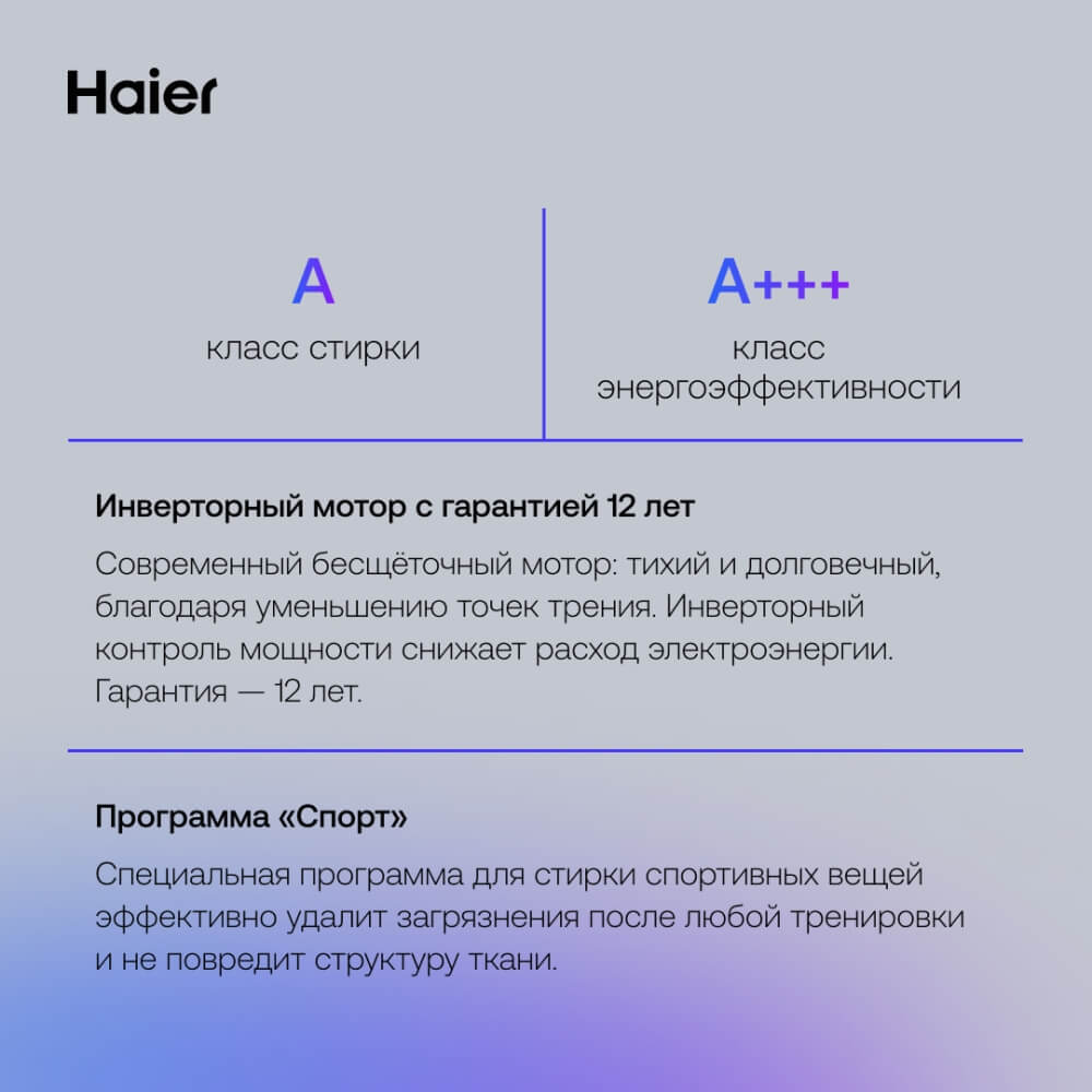 Класс стирки А