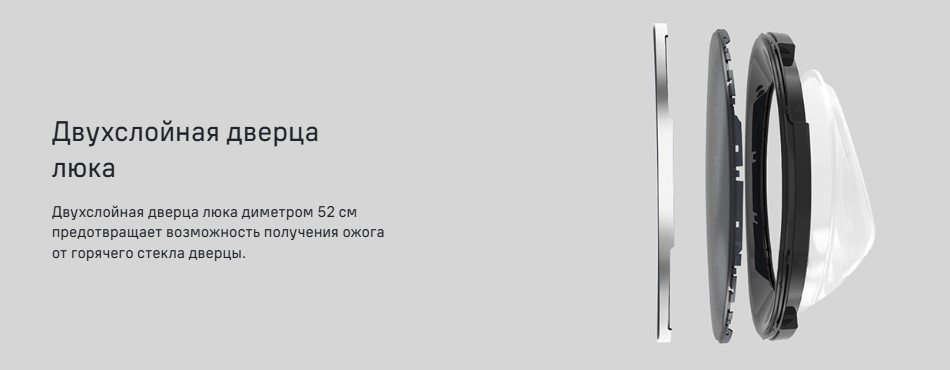 двухслойная дверца люка