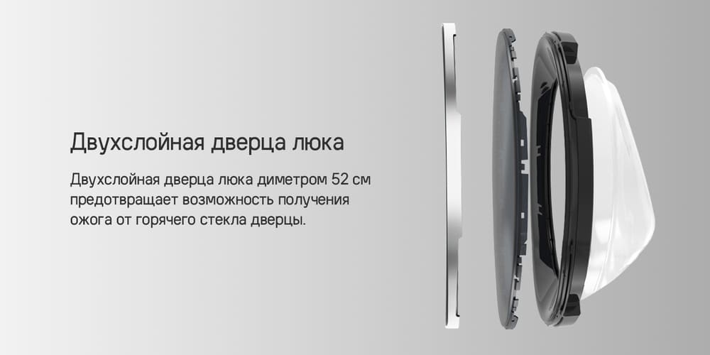 двухслойная дверца люка