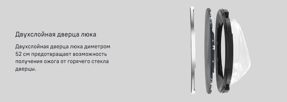 Двухслойная дверца люка