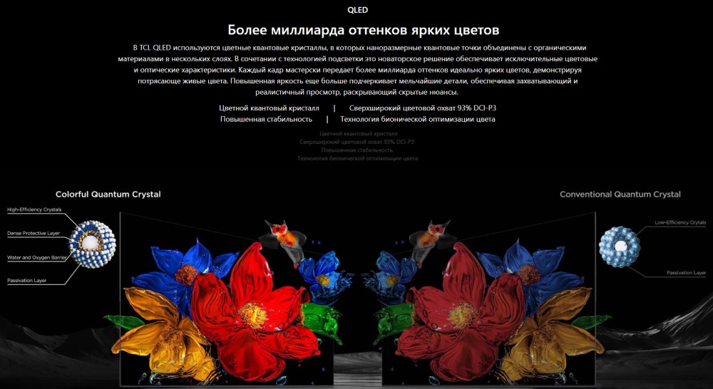 Более миллиарда оттенков ярких цветов