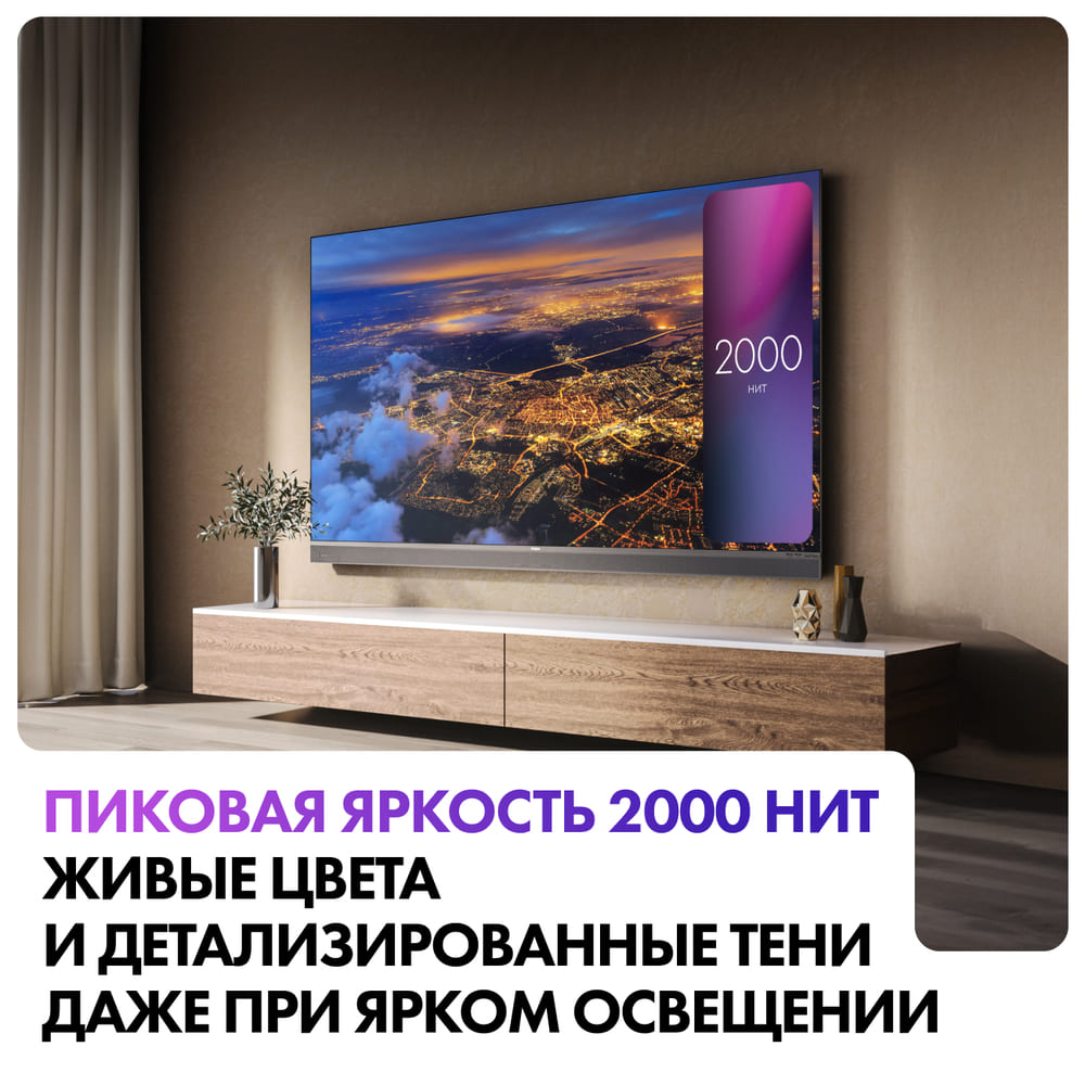 яркость 2000Нит