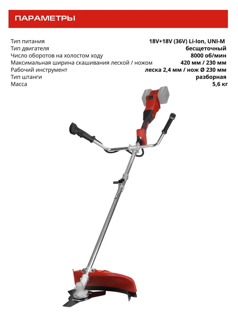 Параметры и характеристики