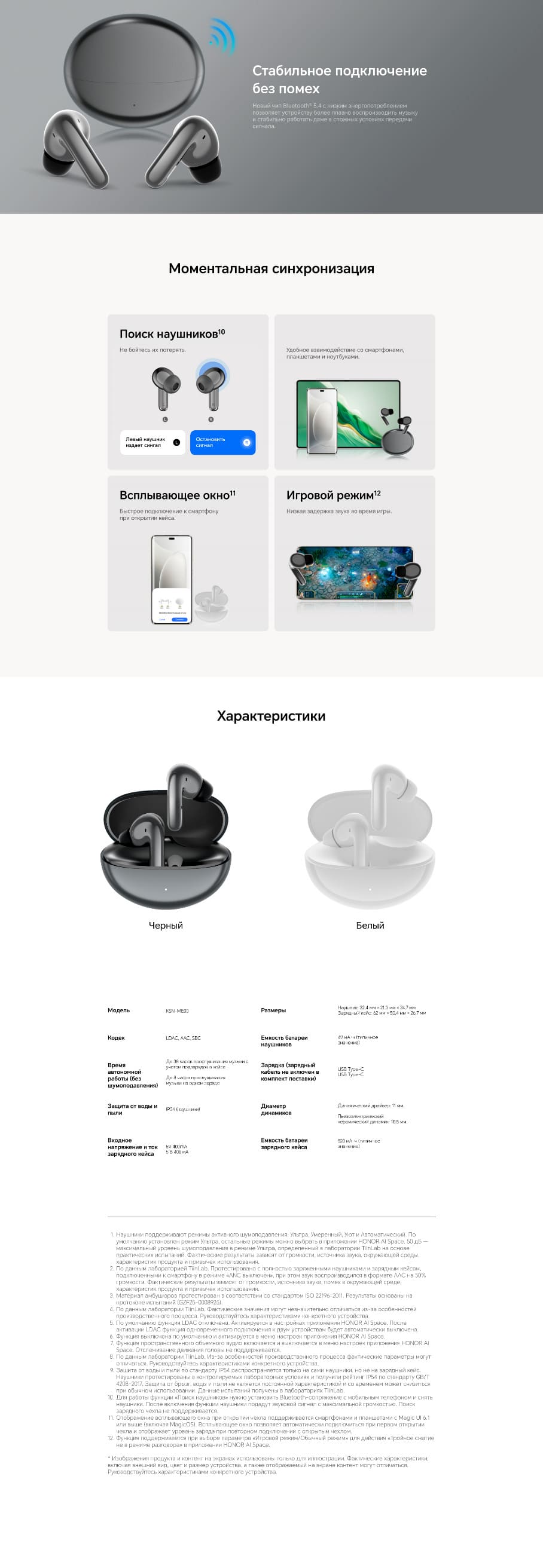 характеристики 