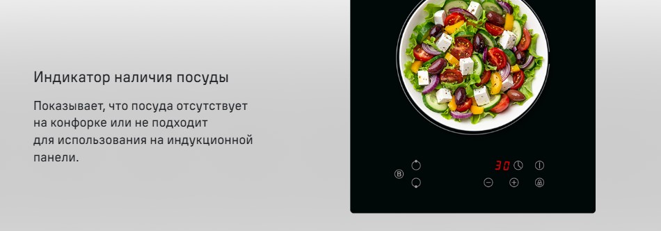 Индикатор наличия посуды