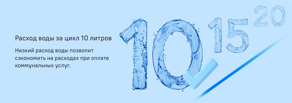 10 литров расход воды