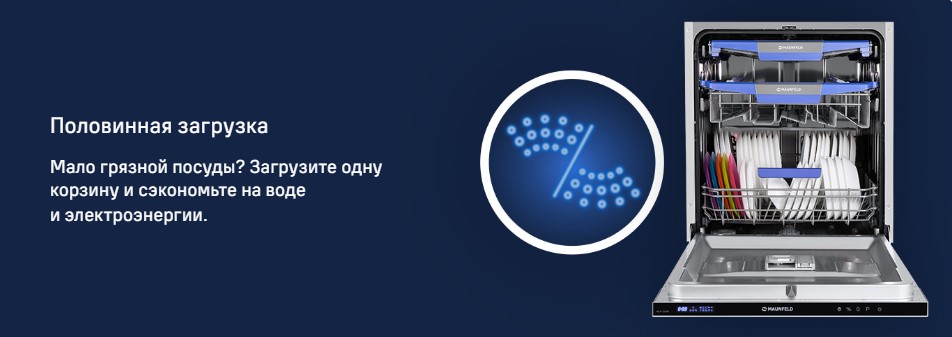 половинная загрузка