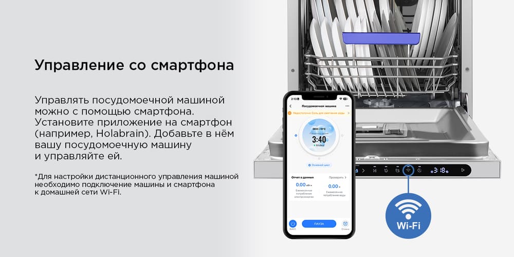 управление со смартфона 